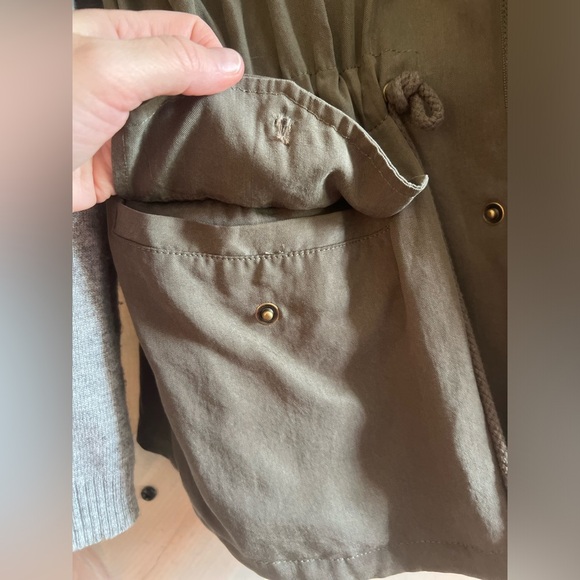 Forever 21 Contemporary Mixed Media Utility Jacket - Picture 5 of 9